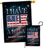 I Have A Dream MLK - Patriotic Americana Vertical Impressions Decorative Flags HG137379 Made In USA