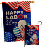 Labor Day Balloon - Patriotic Americana Vertical Impressions Decorative Flags HG137567 Made In USA