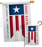 9/11 Day - Patriotic Americana Vertical Impressions Decorative Flags HG137592 Made In USA