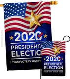 2020 Election - Patriotic Americana Vertical Impressions Decorative Flags HG170125 Made In USA