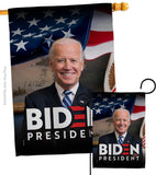 Biden President 2020 - Patriotic Americana Vertical Impressions Decorative Flags HG170136 Made In USA