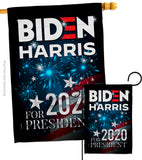 Biden for President - Patriotic Americana Vertical Impressions Decorative Flags HG170142 Made In USA