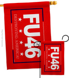 FU 46 - Patriotic Americana Vertical Impressions Decorative Flags HG170230 Made In USA