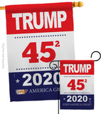 Trump Keep America Great - Patriotic Americana Vertical Impressions Decorative Flags HG192176 Made In USA