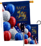 July Fun - Patriotic Americana Vertical Impressions Decorative Flags HG192545 Made In USA