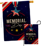 Memorial Day Honor - Patriotic Americana Vertical Impressions Decorative Flags HG192598 Made In USA