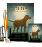 Golden Pond - Pets Nature Vertical Impressions Decorative Flags HG110135 Made In USA