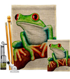 Tree Frog - Pets Nature Vertical Impressions Decorative Flags HG192657 Made In USA