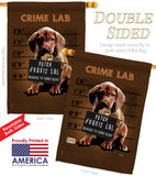 Crime Lab - Pets Nature Vertical Impressions Decorative Flags HG110002 Made In USA