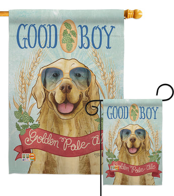 Golden Pale Ale - Pets Nature Vertical Impressions Decorative Flags HG110100 Made In USA