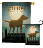 Golden Pond - Pets Nature Vertical Impressions Decorative Flags HG110135 Made In USA