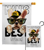 Man's Best Friend - Pets Nature Vertical Impressions Decorative Flags HG137526 Made In USA