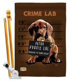 Crime Lab - Pets Nature Vertical Impressions Decorative Flags HG110002 Made In USA