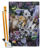 Purfect Gardening Buddies - Pets Nature Vertical Impressions Decorative Flags HG110047 Made In USA