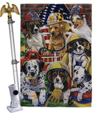 Hero Helpers - Pets Nature Vertical Impressions Decorative Flags HG110048 Made In USA