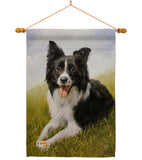 Border Collie - Pets Nature Vertical Impressions Decorative Flags HG110077 Made In USA