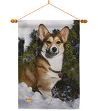 Corgi - Pets Nature Vertical Impressions Decorative Flags HG110088 Made In USA