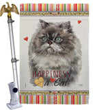 Himalayan Happiness - Pets Nature Vertical Impressions Decorative Flags HG110181 Made In USA