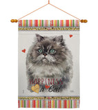 Himalayan Happiness - Pets Nature Vertical Impressions Decorative Flags HG110181 Made In USA