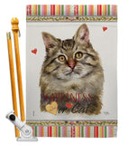 Siberian Happiness - Pets Nature Vertical Impressions Decorative Flags HG110219 Made In USA