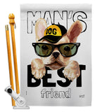 Man's Best Friend - Pets Nature Vertical Impressions Decorative Flags HG137526 Made In USA
