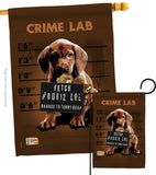 Crime Lab - Pets Nature Vertical Impressions Decorative Flags HG110002 Made In USA