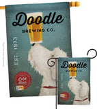 Doodle Brewing - Pets Nature Vertical Impressions Decorative Flags HG110112 Made In USA