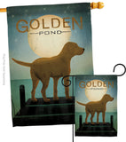 Golden Pond - Pets Nature Vertical Impressions Decorative Flags HG110135 Made In USA