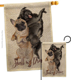 Shall we Dance - Pets Nature Vertical Impressions Decorative Flags HG137562 Made In USA