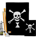 Emanuel Wynne - Pirate Coastal Vertical Impressions Decorative Flags HG107039 Made In USA