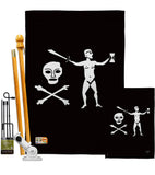 Walter Kennedy - Pirate Coastal Vertical Impressions Decorative Flags HG107041 Made In USA