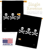 Christopher Condent's - Pirate Coastal Vertical Impressions Decorative Flags HG107033 Made In USA