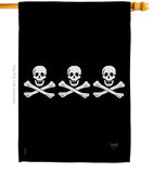 Christopher Condent's - Pirate Coastal Vertical Impressions Decorative Flags HG107033 Made In USA