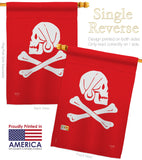 Henry Every - Pirate Coastal Vertical Impressions Decorative Flags HG107036 Made In USA