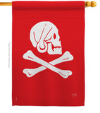 Henry Every - Pirate Coastal Vertical Impressions Decorative Flags HG107036 Made In USA