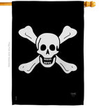 Richard Worley - Pirate Coastal Vertical Impressions Decorative Flags HG107038 Made In USA