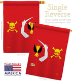 Christopher Moody - Pirate Coastal Vertical Impressions Decorative Flags HG107043 Made In USA