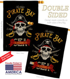 Pirate Bay - Pirate Coastal Vertical Impressions Decorative Flags HG137377 Made In USA