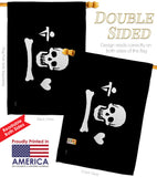 Pirate of Stede Bonnet - Pirate Coastal Impressions Decorative Flags HG141132 Made In USA