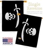 Early Bartholomew Roberts - Pirate Coastal Impressions Decorative Flags HG141193 Made In USA