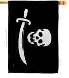 Early Bartholomew Roberts - Pirate Coastal Impressions Decorative Flags HG141193 Made In USA