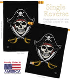 Pirates - Pirate Coastal Vertical Impressions Decorative Flags HG192305 Made In USA