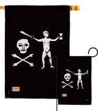 Walter Kennedy - Pirate Coastal Vertical Impressions Decorative Flags HG107041 Made In USA