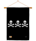 Christopher Condent's - Pirate Coastal Vertical Impressions Decorative Flags HG107033 Made In USA