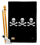 Christopher Condent's - Pirate Coastal Vertical Impressions Decorative Flags HG107033 Made In USA