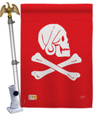 Henry Every - Pirate Coastal Vertical Impressions Decorative Flags HG107036 Made In USA