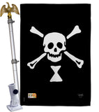 Emanuel Wynne - Pirate Coastal Vertical Impressions Decorative Flags HG107039 Made In USA