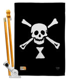 Emanuel Wynne - Pirate Coastal Vertical Impressions Decorative Flags HG107039 Made In USA