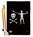 Walter Kennedy - Pirate Coastal Vertical Impressions Decorative Flags HG107041 Made In USA