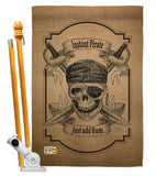 Instant Pirate - Pirate Coastal Vertical Impressions Decorative Flags HG107047 Made In USA